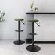 Scaune de bar, 2 buc., verde închis, catifea