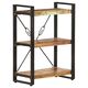  Bibliotecă cu 3 rafturi, 60x30x80 cm, lemn masiv reciclat