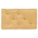 Perna pentru canapea din paleti, galben
