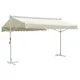  Copertină cu structură independentă, crem, 4 x 3 m