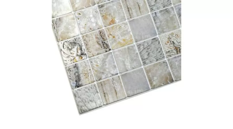 Panou decorativ PVC, marmura de Venetia,  98x48x0.3 cm