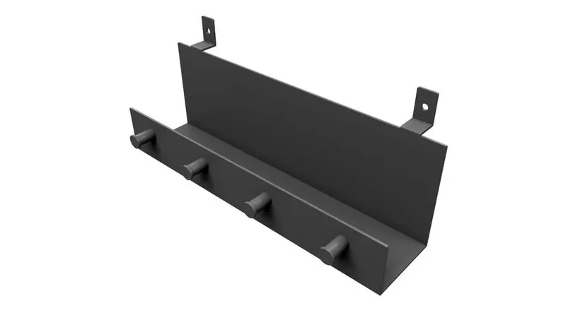 Polita si cuier Wilma, pentru panouri riflate, UnicSpot