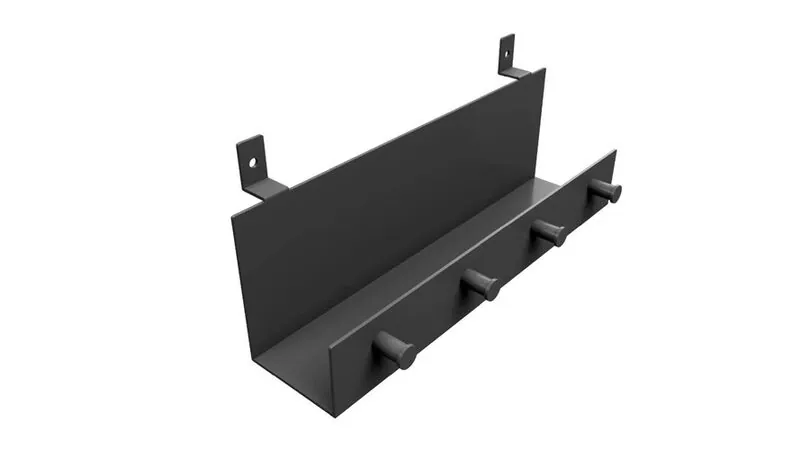 Polita si cuier Wilma, pentru panouri riflate, UnicSpot