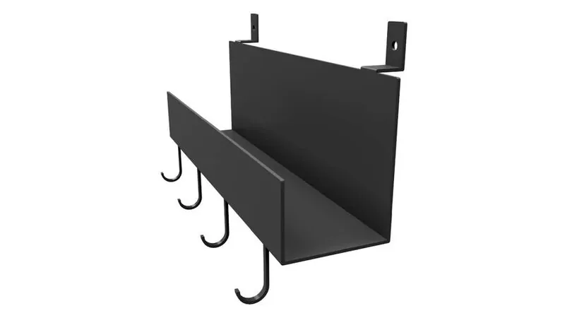 Polita si cuier Oliver, pentru panouri riflate, UnicSpot